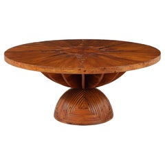 Tavolo 'La Rosa dei Venti' di Mario Ceroli per Poltronova, circa 1973