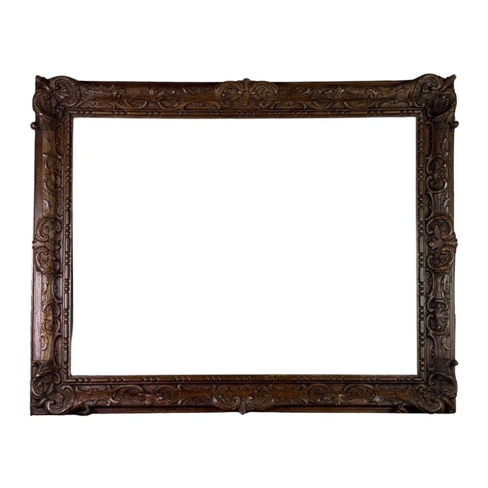 Regency Carved Oak Frame, 18th Century For Sale