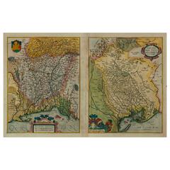 Antique Venice and Padua Map