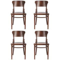 Set of Four Chairs by Thonet