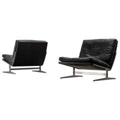 Preben Fabricius & Jørgen Kastholm - Leather Lounge Chairs BoEX, BO-561, 1963