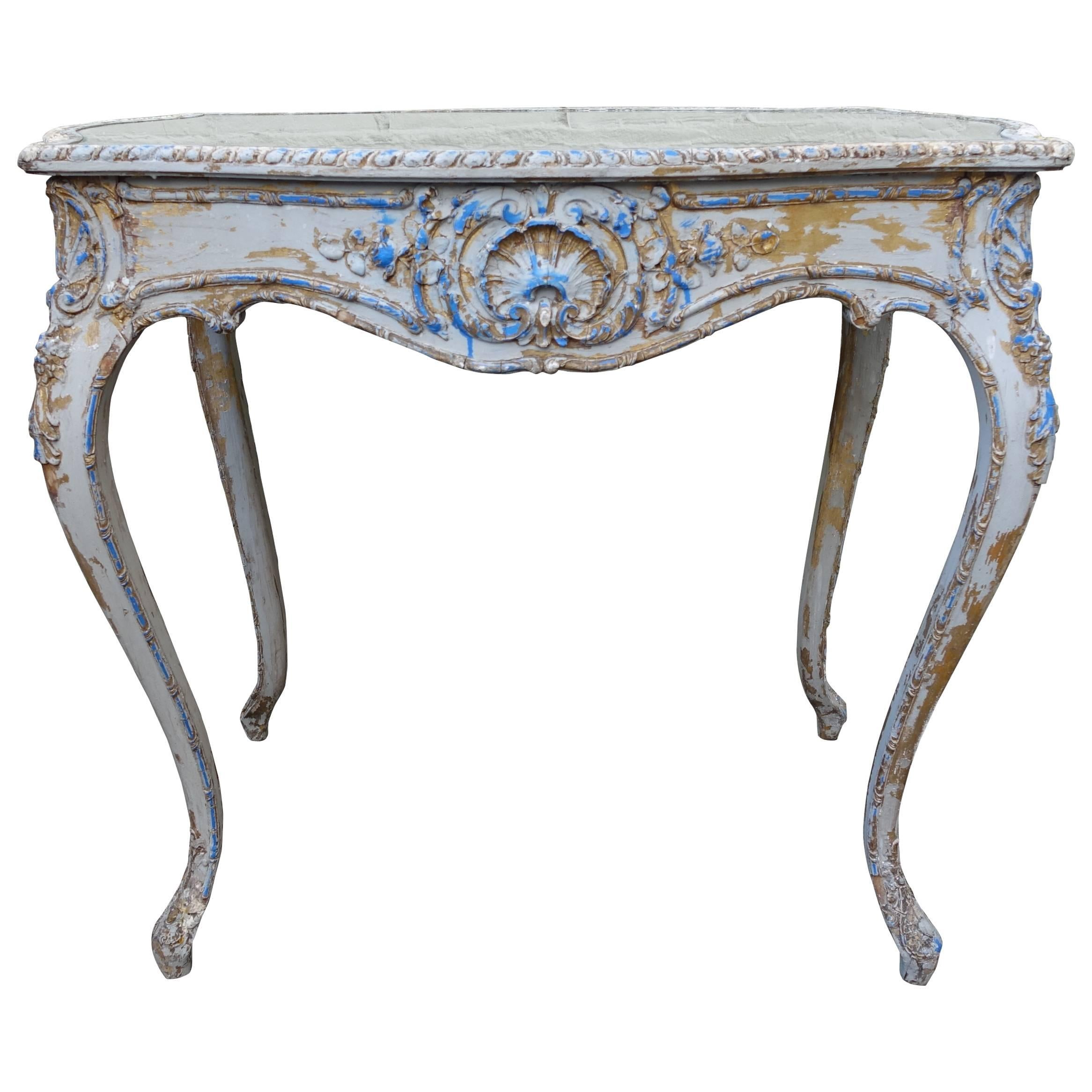 19th Century French Painted Table