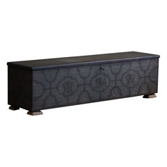 Otto Schulz for BOET, Rare Art Deco Chest/Bench made in 1944, Swedish Modern