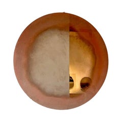 Espejo de plata con pigmento de cobre Diseño escultórico de Homa