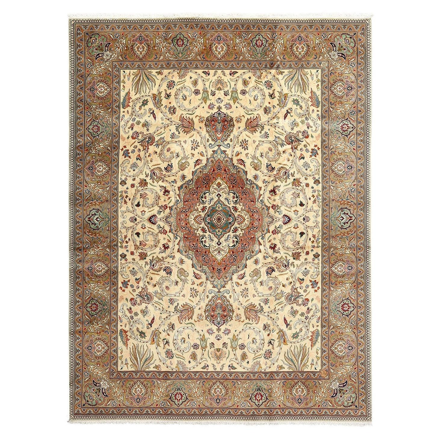 Tappeto persiano vintage Tabriz Javan Amirkhiz - Dimensioni: 11'3 X 8'5
