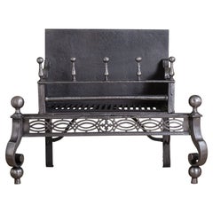 Georgian Steel and Iron Fire Grate