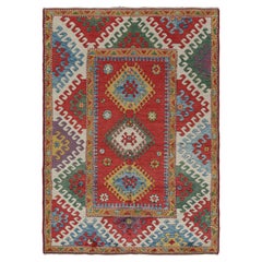 Türkischer polychromer Stammes-Teppich mit Medaillons von Rug & Kilim, Vintage