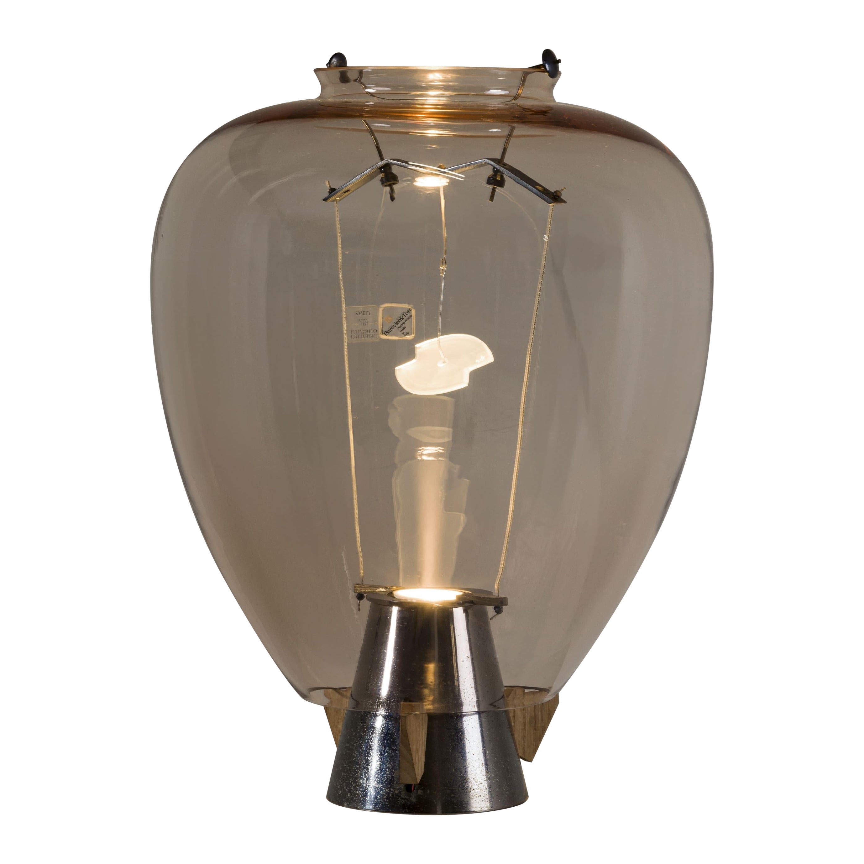 Lampada da tavolo Veronese di Umberto Riva e Barovier & Toso Murano Italy 1984