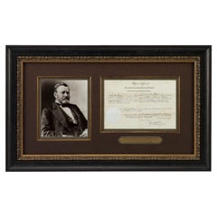 Demande présidentielle signée Ulysses S. Grant, datée du 28 février 1871