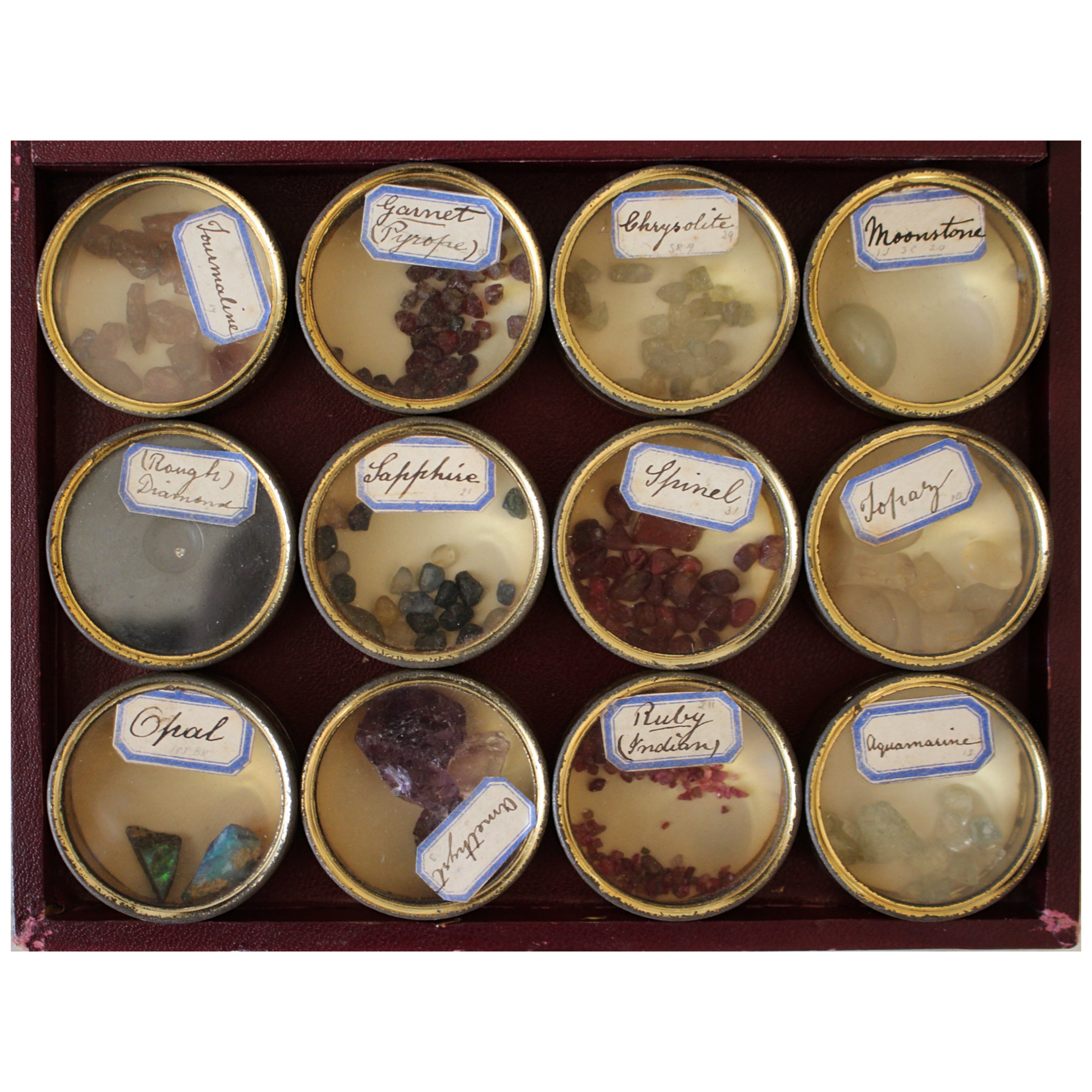 Early 20th Century Travelling Jewellers Precious Stone Samples, T.G.Woods