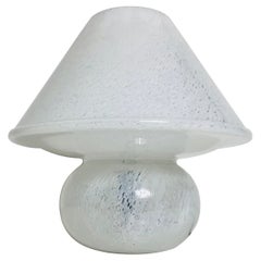 Grande lampada da tavolo a fungo in vetro di Limburg, Germania, anni '70
