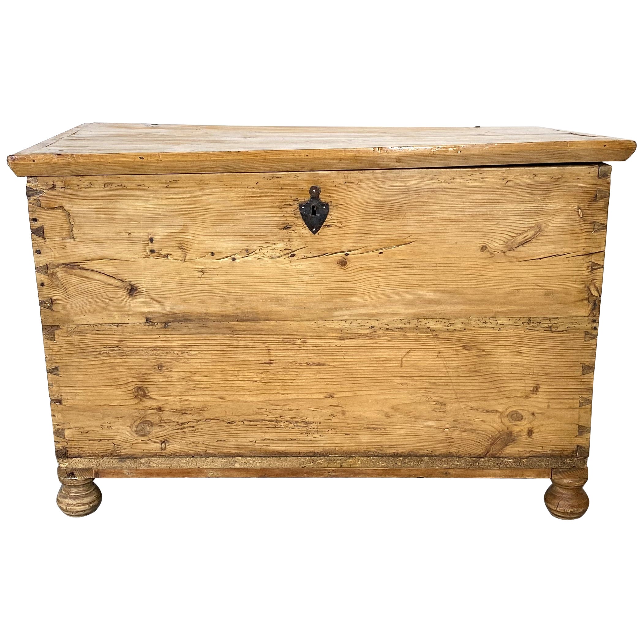 19th Century German Pine Chest