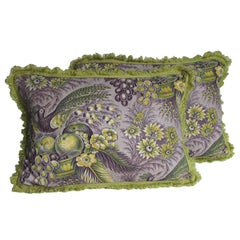 19th Century Quilted Toile Pillows by Mary Jane McCarty Design