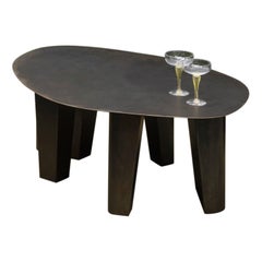 Paris Powder-Coated Steel High Small Coffee Table by Vogel Studio