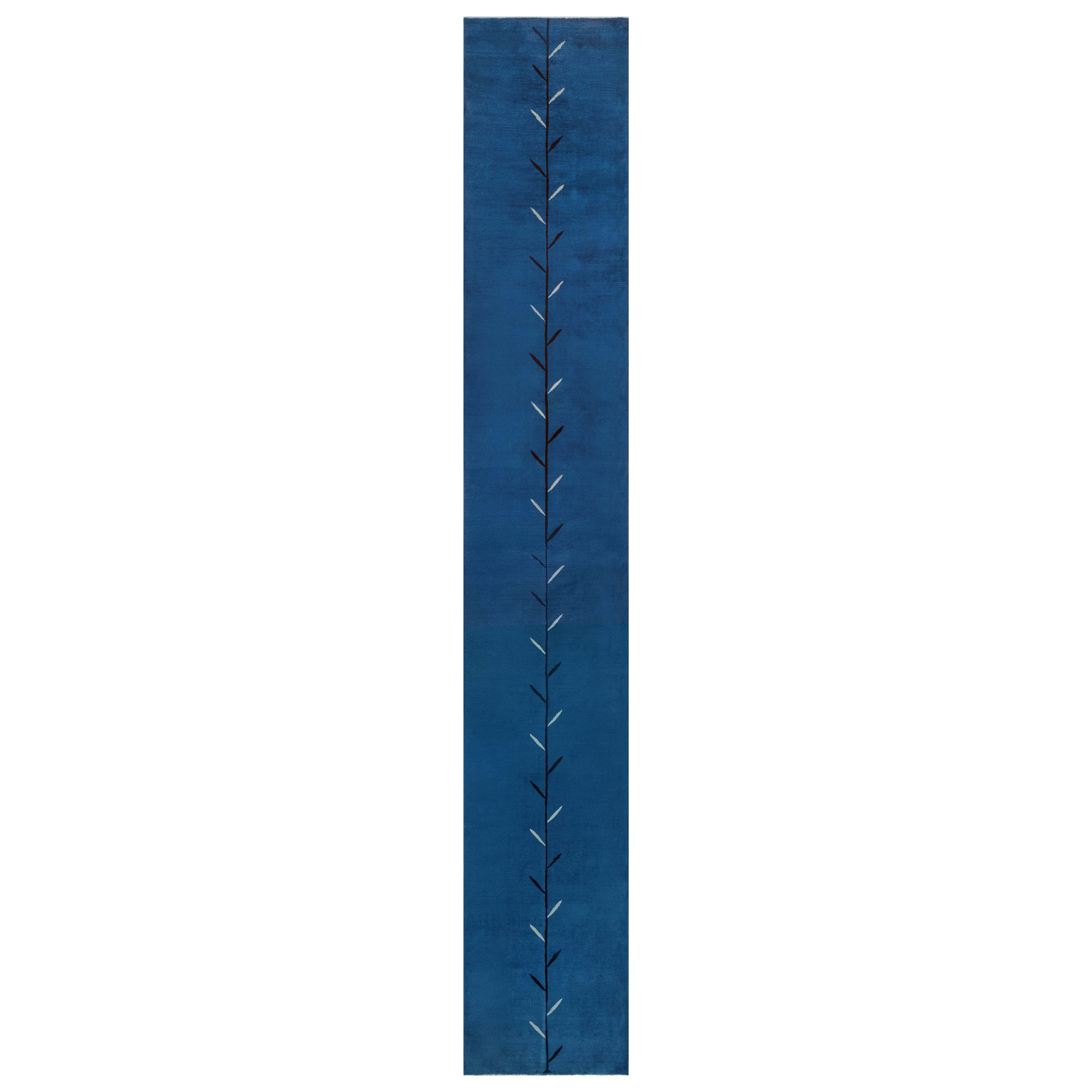 Doris Leslie Blau Vintage Persian Meshad Handmade Wool Runner