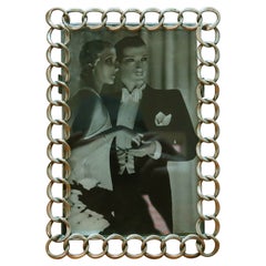 Antique Brass Ring Photograph Frame. English, C.1910