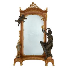 ‘Grand Psyche’, Monumental Art Nouveau Mirror by Maison Millet