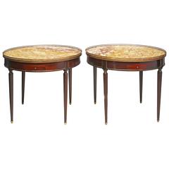 Pair of Louis XVI Style Bouillotte Tables