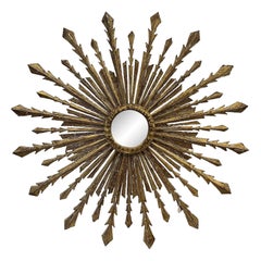 Espejo Sunburst del siglo XIX