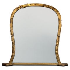 Large British 19th Century Overmantle Mirror