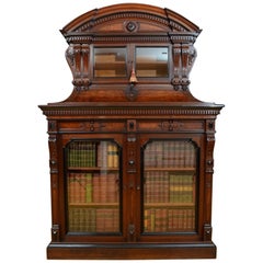 Gustave Herter Aesthetic Walnut Bookcase / Cabinet