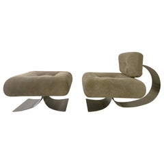 Alta Chair + Ottoman by Oscar Niemeyer