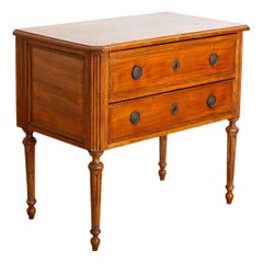 Italian, Torino, Louis XVI Period Abete Wood 2-Drawer Commode, ca. 1785