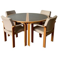 Ensemble de salle à manger par Rud Thygesen et Johnny Sørensen pour Magnus Olesen, 1970 Danemark