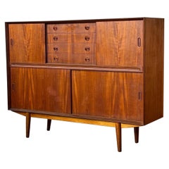 Midcentury modern danish high sideboard for Genega Møbler, 1960s Denmark