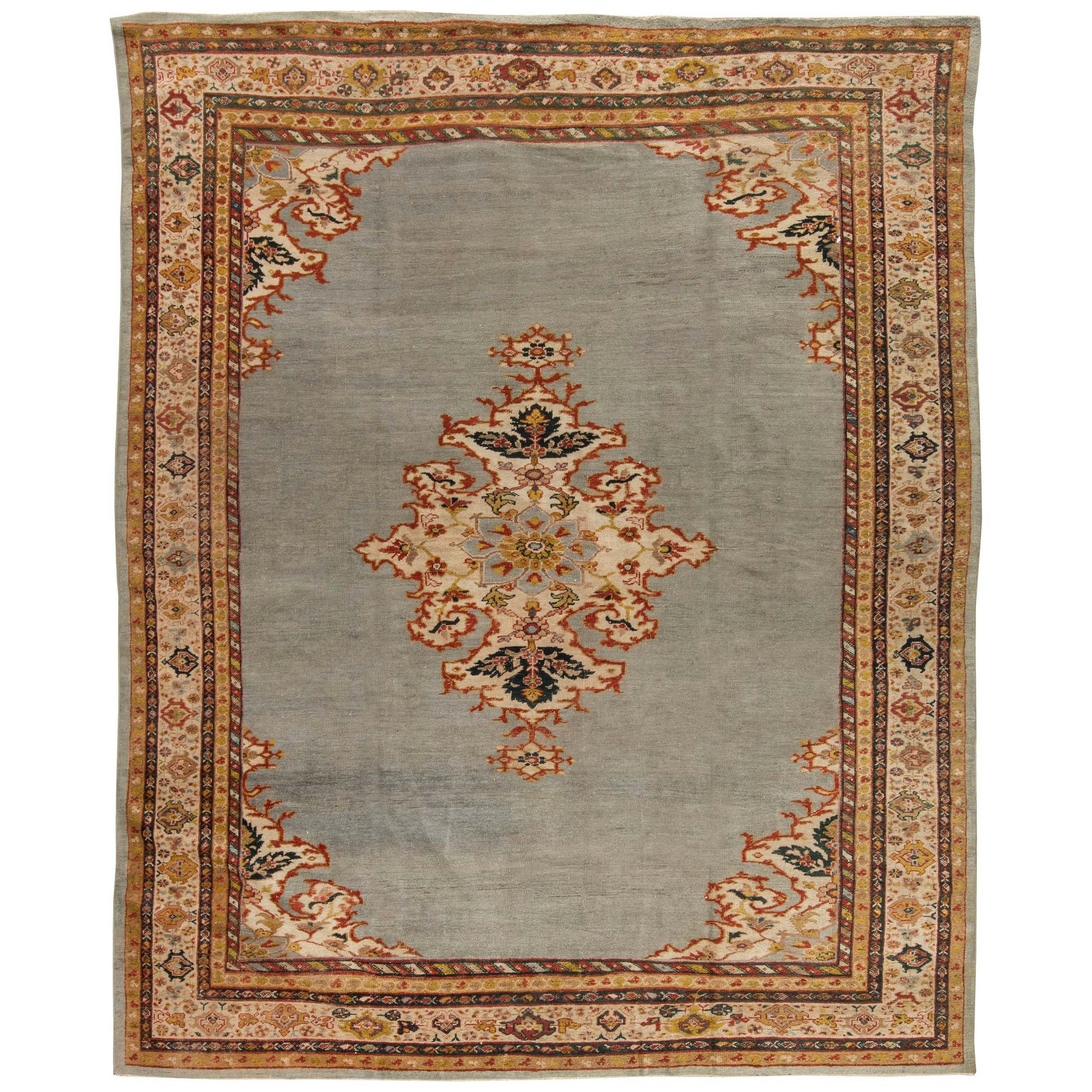 Doris Leslie Blau Antique Persian Sultanabad Handwoven Wool Rug