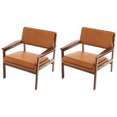 Mid-Century "Drummond" Armchair in Jacaranda by Sergio Rodrigues, Brazil, 1960s 1