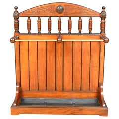 Victorian Mahogany And Ebonised Stick Stand