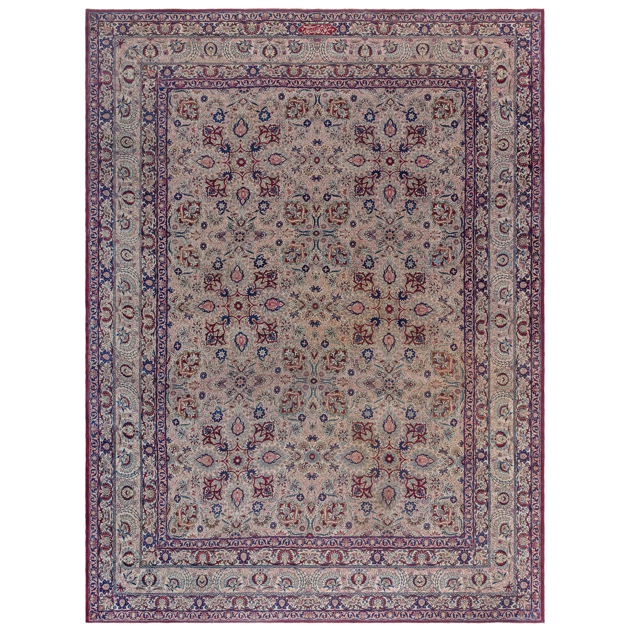 Tappeto antico persiano Kirman Doris Leslie Blau