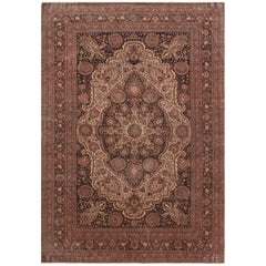 Doris Leslie Blau Antique Persian Tabriz Hand-Knotted Wool Rug