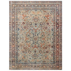 Doris Leslie Blau Tappeto di lana persiano Tabriz del XIX secolo fatto a mano