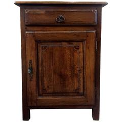 Antique Rustic Louis XIV Style 19th Century French Jam Cabinet Handmade of Oak