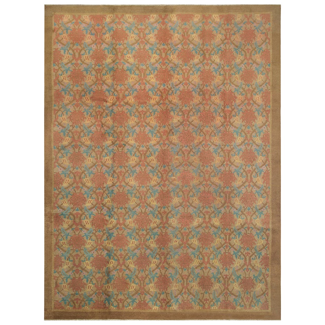 Tappeto Art Deco cinese degli anni '20 9'x 11' 9"