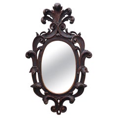 Vintage Beautiful Italian Wooden Mirror