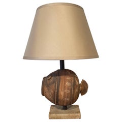 Vintage Aldo Londi Fish Lamp