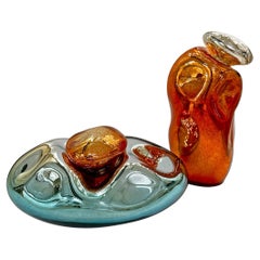Calsilica I Silver Mirror Handblown Glass Sculptural by Homa