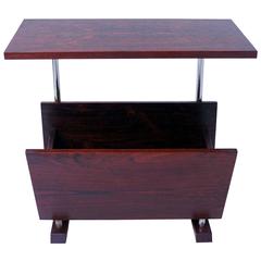 Mid-Century Magazine Table Rack Stand Rosewood 1960s
