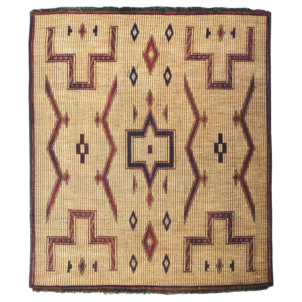 Tapis touareg du milieu du siècle  3'9 x 3'10