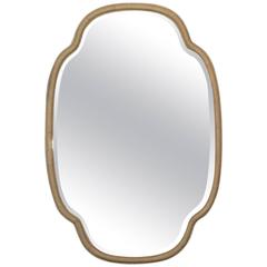 Large Elegant Shagreen Mirror
