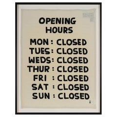 David Shrigley, Opening Hours