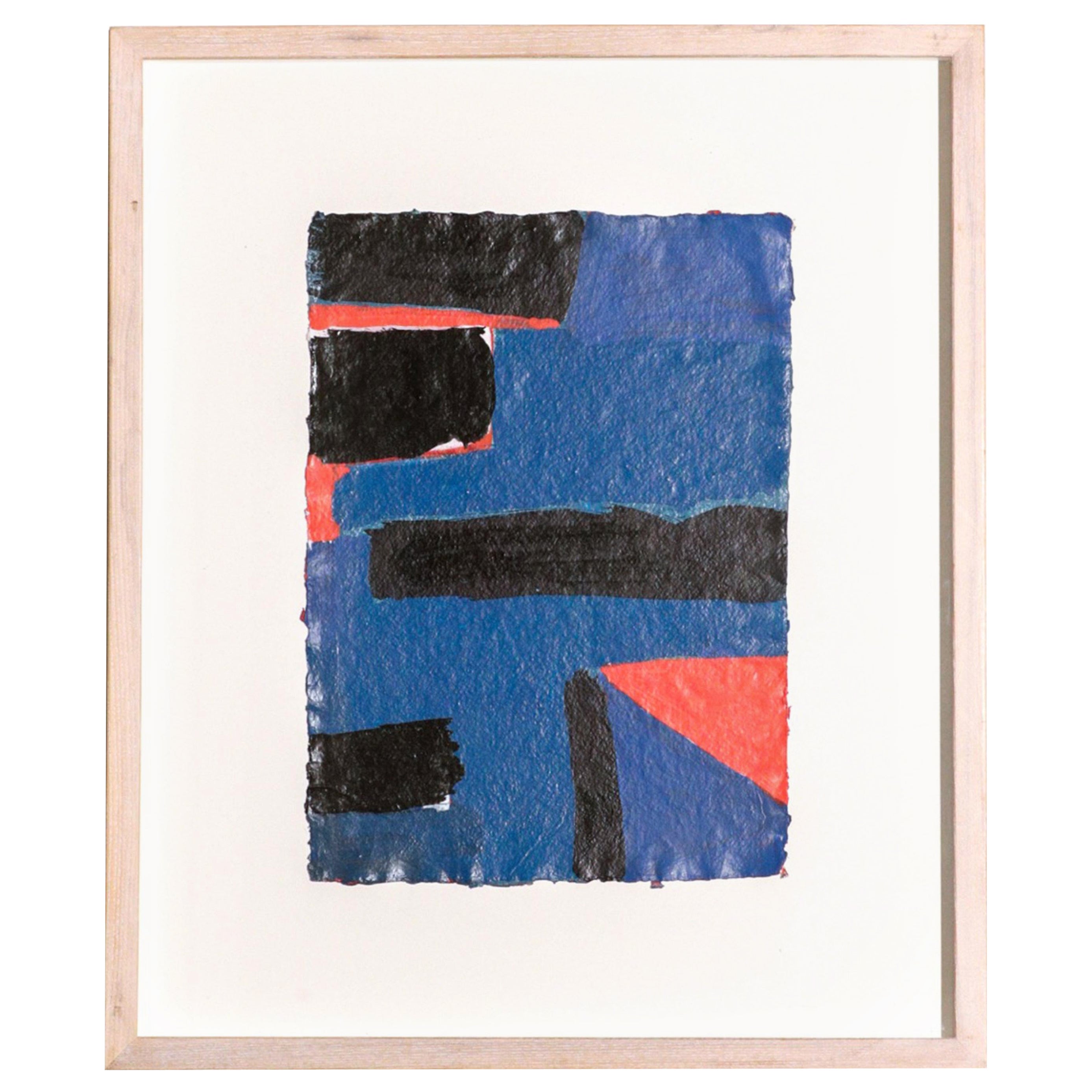 Frank Beanland, Série St Ives, Bleu, Rouge & Blanc en vente