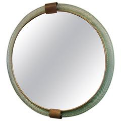 Barovier & Toso, Pale Blue Mirror