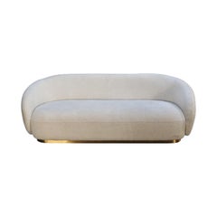 Eichholtz Brice White Boucle Sofa H72xW213xD90cm seat height 42cm