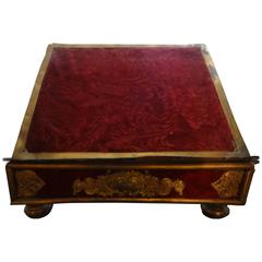 19th Century Italian Bronze and Fabric Book Stand