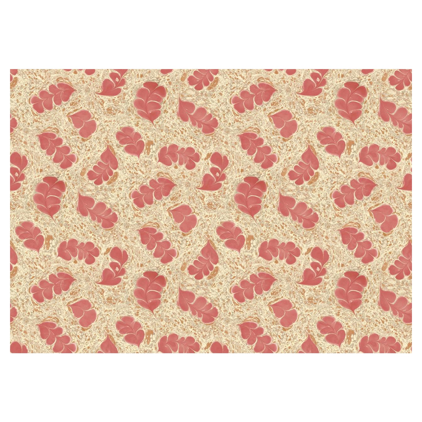 Papier peint Rupert Bevan Pink Matilda Oak