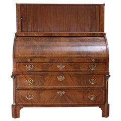 Louis XVI Secretary with Cylinder Top & Tambour Front Northern Europe circa 1800